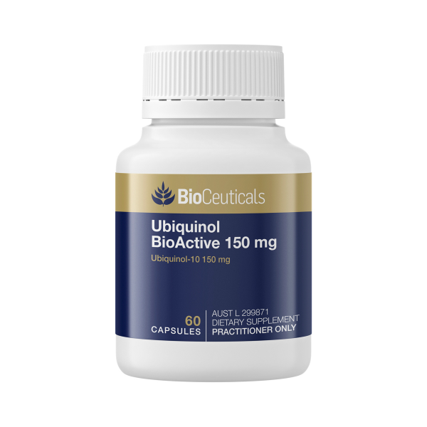 BioCeuticals Ubiquinol BioActive 150mg 60 Capsules Practitioner Only Supplement - Cardiovascular & Energy Support