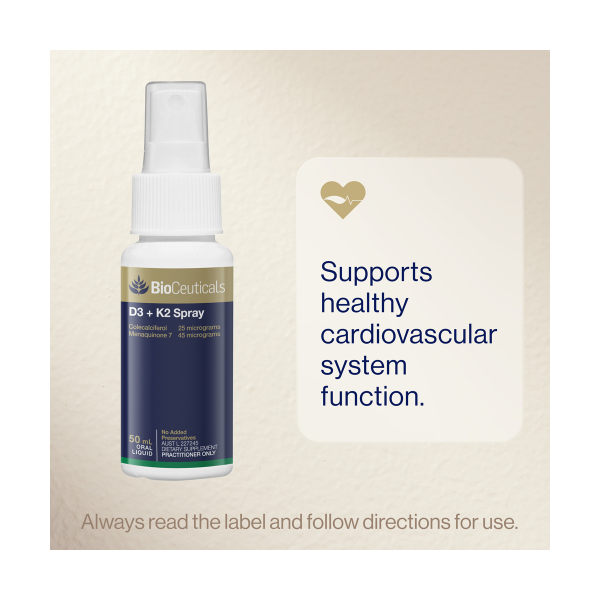 BioCeuticals D3 K2 Oral Spray 50mL vitamin D supplement Australia
