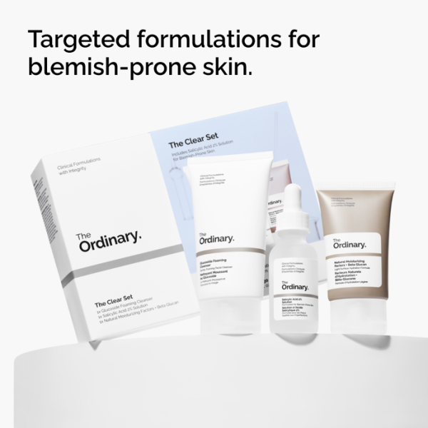 The Ordinary The Clear Set 3 Pieces