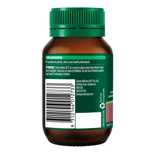 Thompson's One-A-Day Ginkgo 12500mg 60 Capsules