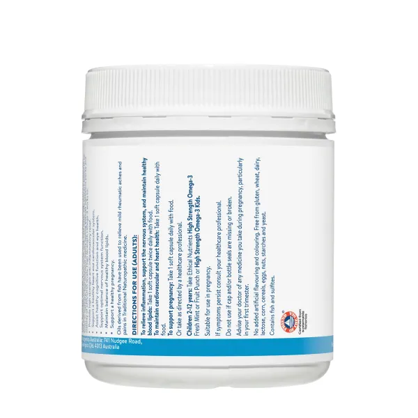 Ethical Nutrients High Strength Omega-3 120 Capsules