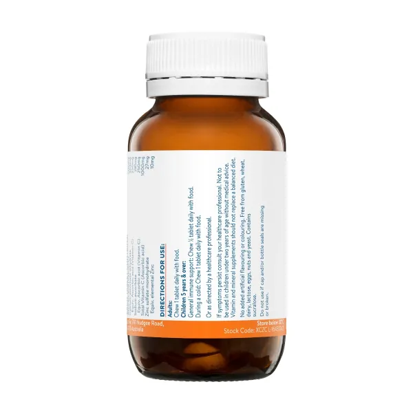 Ethical Nutrients Extra C Zingles Immune Health 50 Tablets