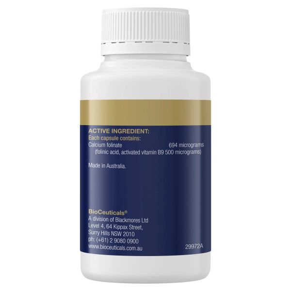BioCeuticals Folinic Acid 120 Capsules