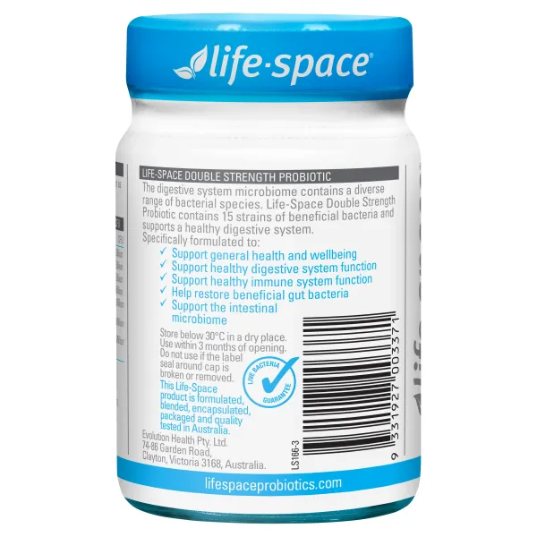 Life Space Double Strength Probiotic 30 Capsules