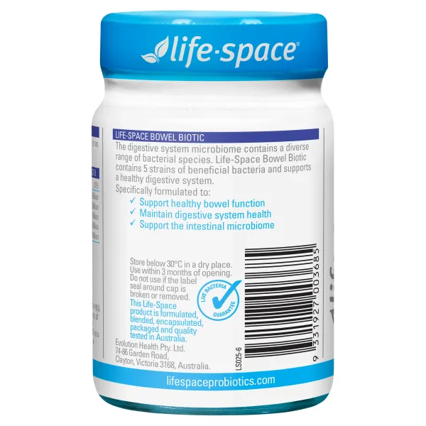 Life Space Bowel Biotic 60 Capsules