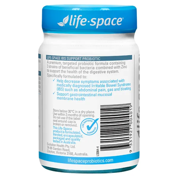 Life Space IBS Support Probiotic 30 Capsules