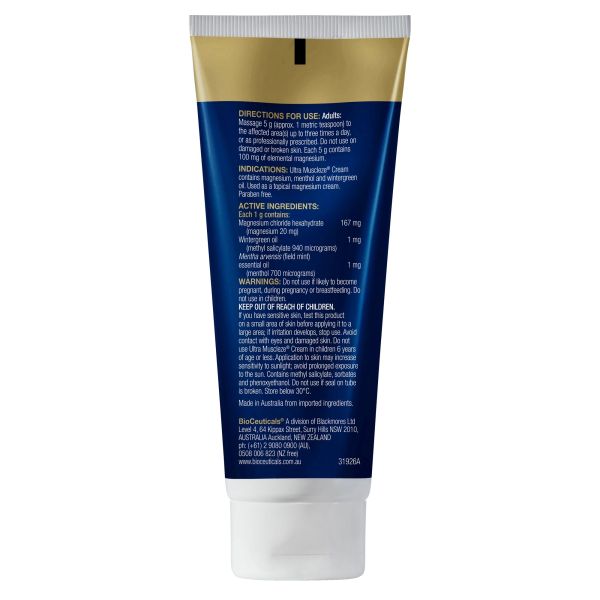 BioCeuticals Ultra Muscleze Cream 100g