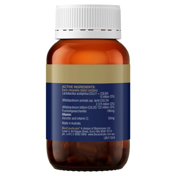 BioCeuticals UltraBiotic Immune Support For Juniors 30 Chewable Tablets