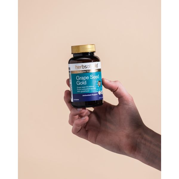 Herbs of Gold Grape Seed Gold 60 Tablets