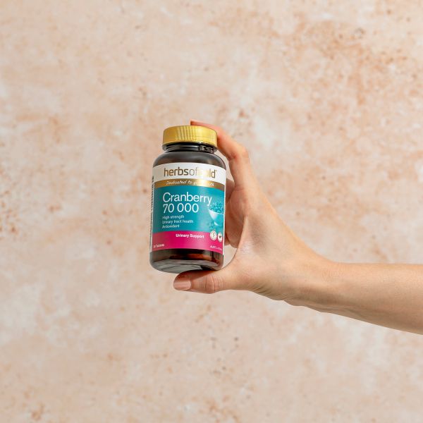 Herbs of Gold Cranberry 70 000 50 Tablets