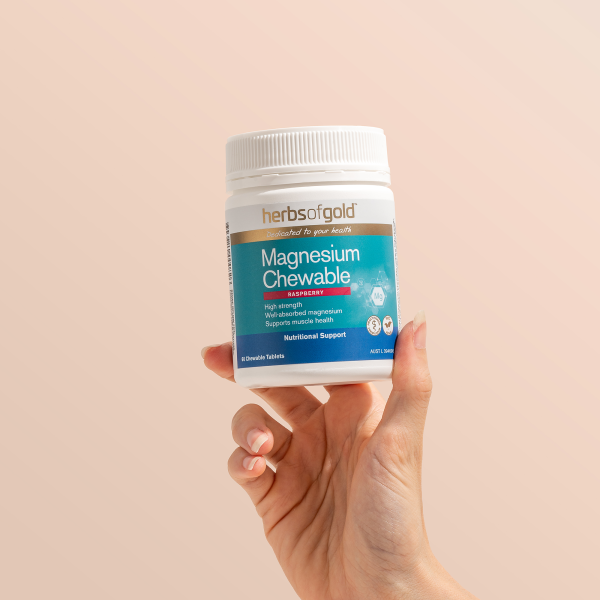 Herbs of Gold Magnesium Chewable 60 Tablets