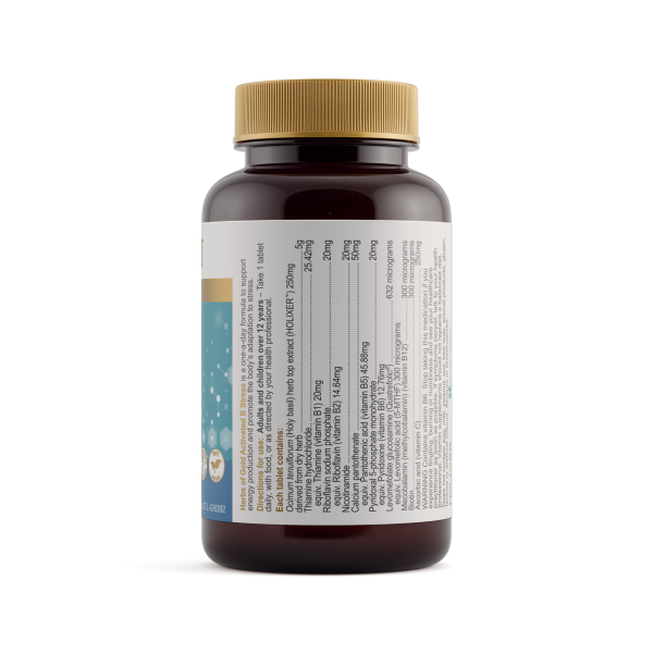 Herbs of Gold Activated B Stress 60 Tablets