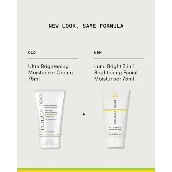 Ultraceuticals Lumi Bright 3 in 1 Brightening Facial Moisturiser 75mL