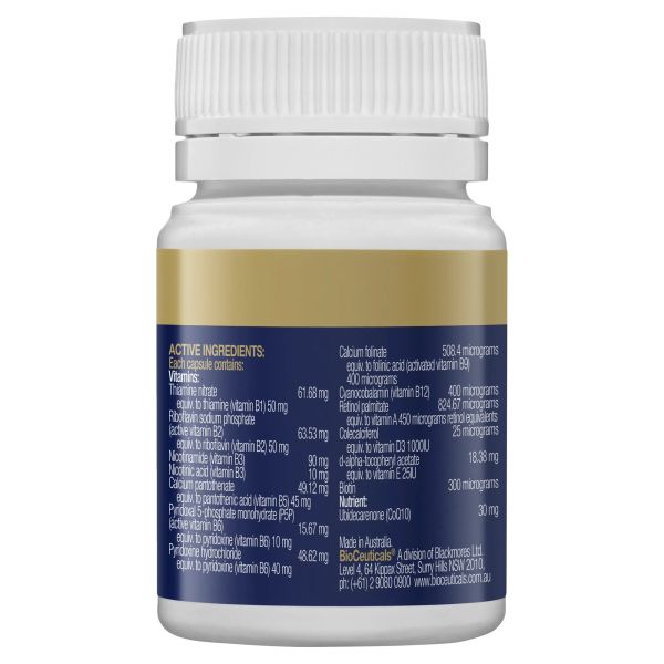 BioCeuticals Mega B Q10 30 Capsules
