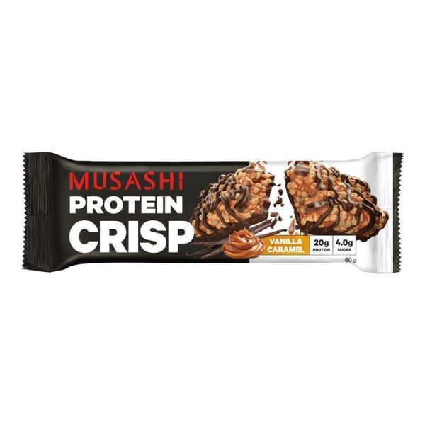 Musashi Protein Crisp Vanilla Caramel 60g x 12