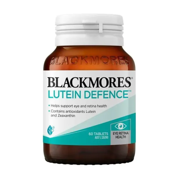 Blackmores Lutein Defence 60 Tablets - Targeted Macular Support with Lutein and Zeaxanthin for Blue Light Protection