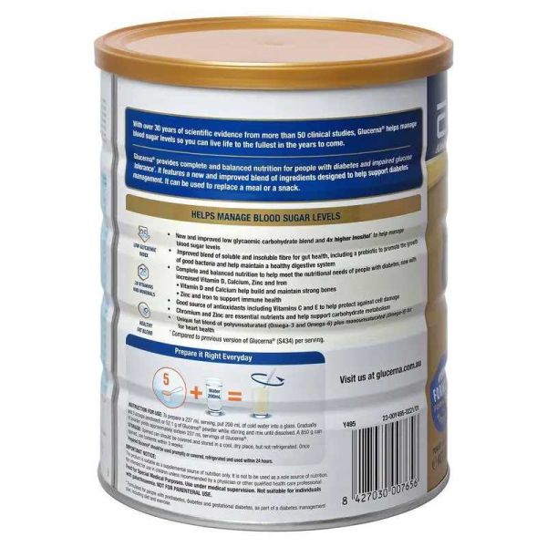 Glucerna- Vanilla Powder 850g