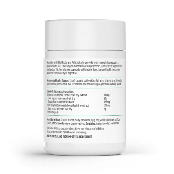 Nutra-Life Liver Guard 56,000 60 Capsules - High-Potency Milk Thistle for Liver Health and Antioxidant Support