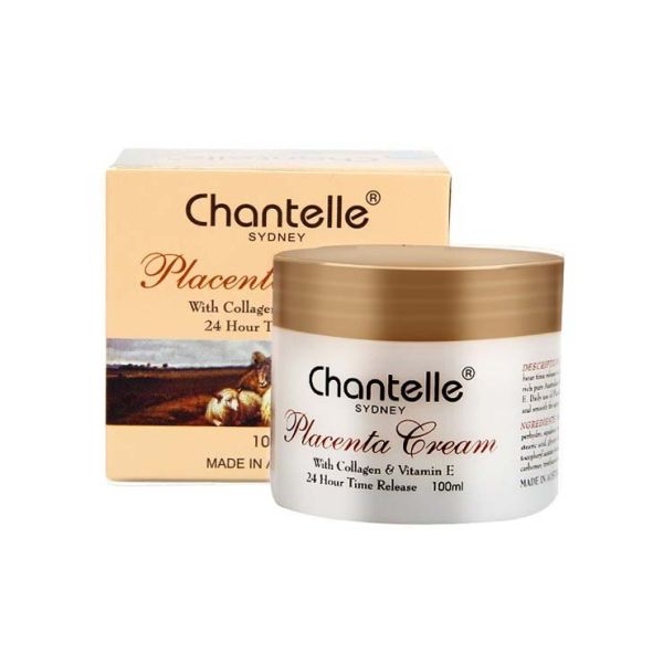 Chantelle Sydney-Placenta Cream 100ml - Australian Anti-Ageing Face Cream with Sheep Placenta, Collagen, and Vitamin E