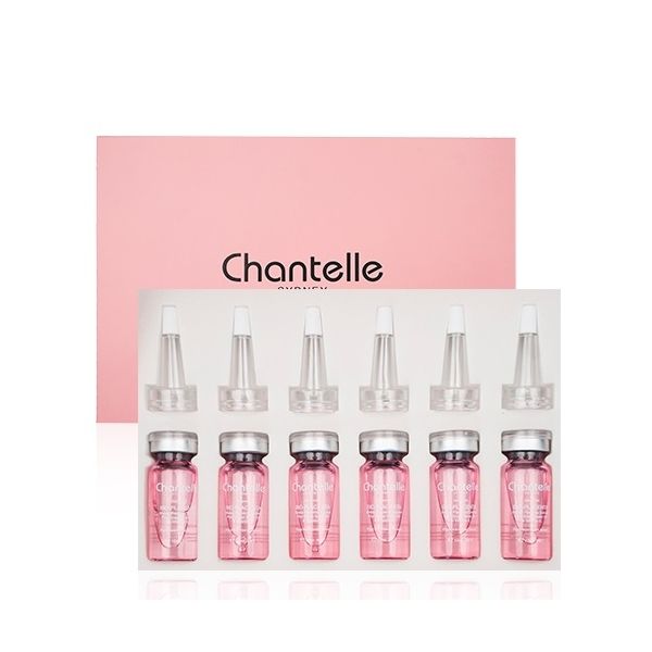 Chantelle Sydney-Pink Advanced Bio Placenta Sheep Extract 6 X 10ml Pack - Intensive Anti-Ageing Serum with High-Potency Sheep Placenta Extract
