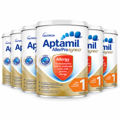 Aptamil AllerPro Syneo 1 Infant Formula 900g x 6 Tins