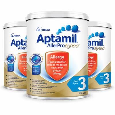 Aptamil AllerPro Syneo 3 Young Child Formula 900g x 3 Tins
