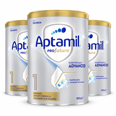 Aptamil Profutura Stage 1 Infant Formula 800g x 3 Tins