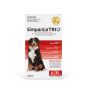 Simparica TRIO For Dogs 40.1-60kg Red XLarge 6 Chews