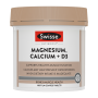 Swisse Ultiboost Magnesium, Calcium + D3 120 Tablets