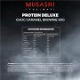 Musashi Deluxe Protein Bar Choc Caramel Brownie 60g x 12