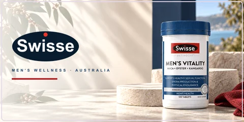 Swisse Men's Vitality Maca, Oyster and Kangaroo 120 Tablets